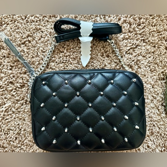 NWT Rebecca Minkoff Quilted Studded Crossbody Purse - Picture 5 of 6
